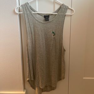 Wet Seal Palm Trees Small Tank Top